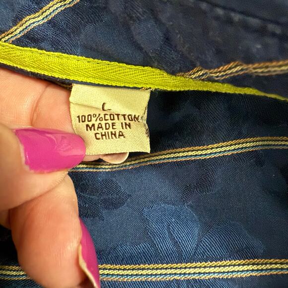 Tommy Bahama Long Sleeve Button Up Mens Shirt - Picture 8 of 8